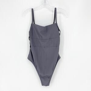 Shade & Shore One Piece Rib Swimsuit Size Large